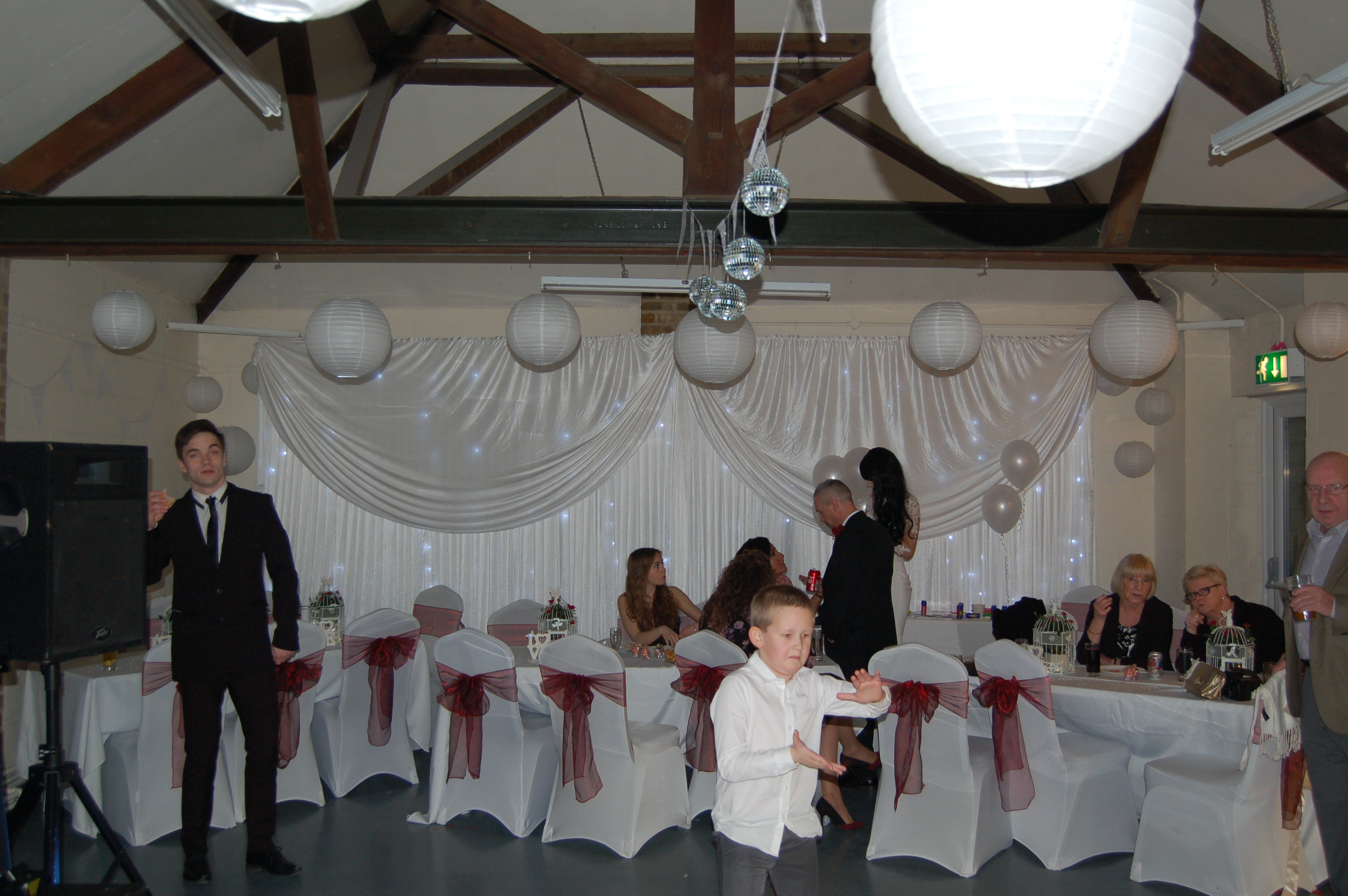 Wakeley Hall wedding reception